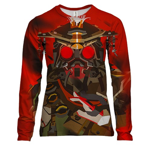 Женский 3D лонгслив Apex Legends - Bloodhound