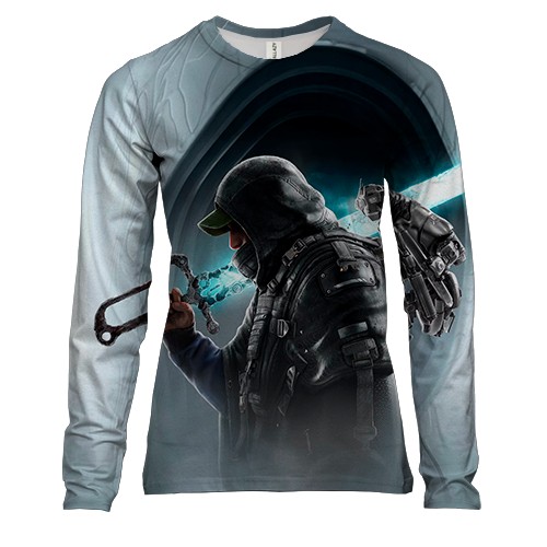 Женский 3D лонгслив Hell is Us