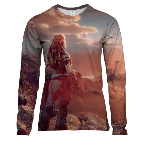 Женский 3D лонгслив Horizon - Forbidden West