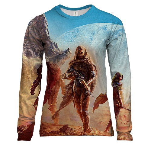 Жіночий 3D лонгслів DUNE game