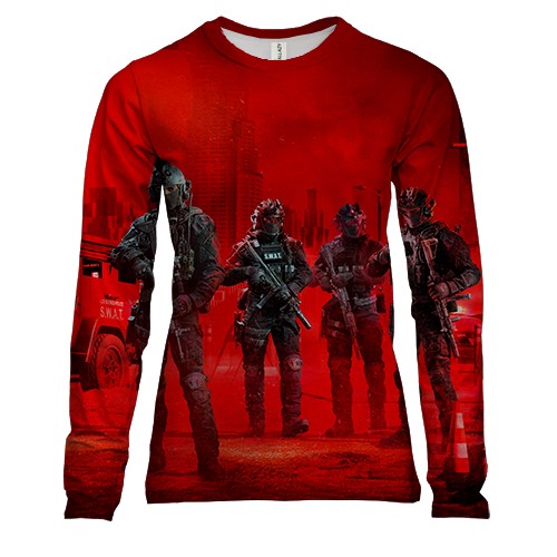 Женский 3D лонгслив Ready or Not