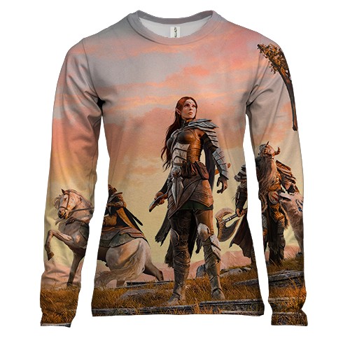 Жіночий 3D лонгслів TESO Worm Cult