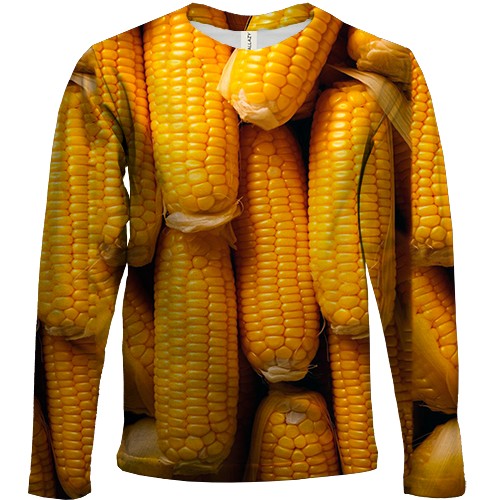 Детский 3D лонгслив Кукуруза, качаны