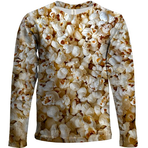 Дитячий 3D лонгслів Попкорн