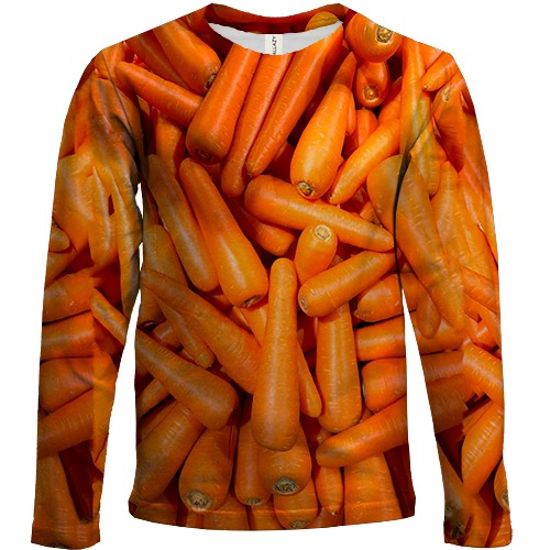 Детский 3D лонгслив Морковь