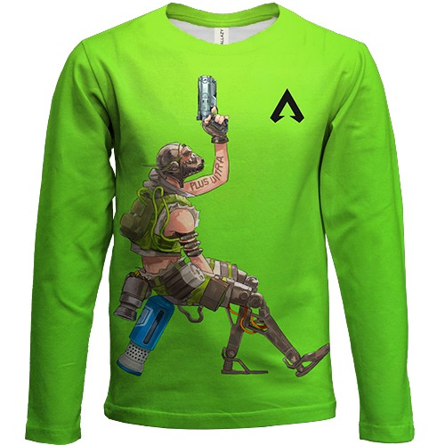 Детский 3D лонгслив Октейн - Apex Legends