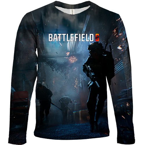 Детский 3D лонгслив Battlefield 6 Ночная операция