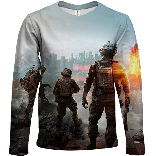 Детский 3D лонгслив Battlefield 6