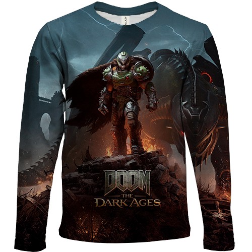 Дитячий 3D лонгслів DOOM TDA