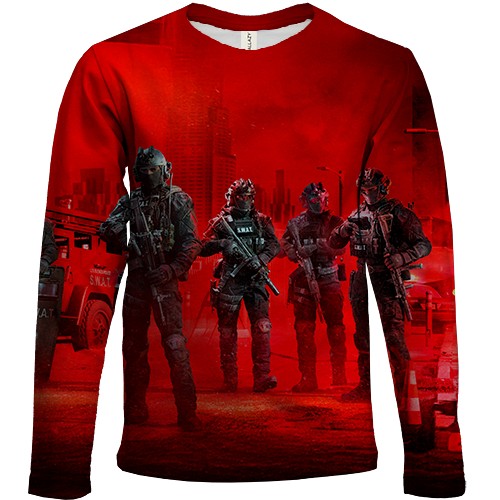 Дитячий 3D лонгслів Ready or Not