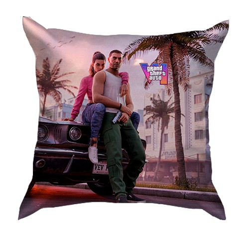 3D подушка GTA VI Miami