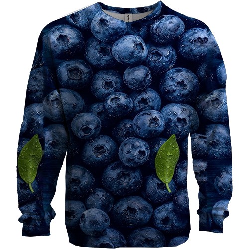 3D свитшот Черника