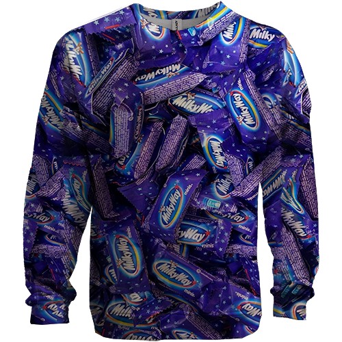 3D світшот "MilkyWay" цукерка