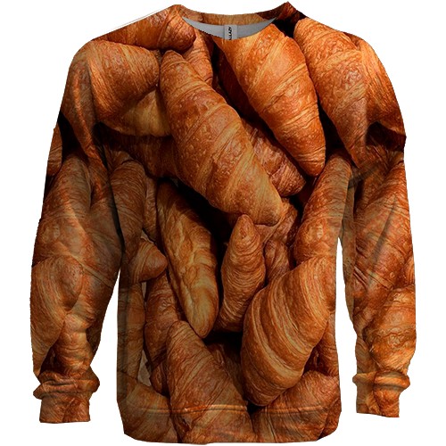 3D свитшот Круассаны
