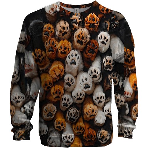 3D світшот Лапки