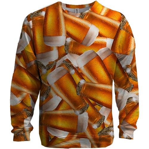 3D свитшот Пивной бокал