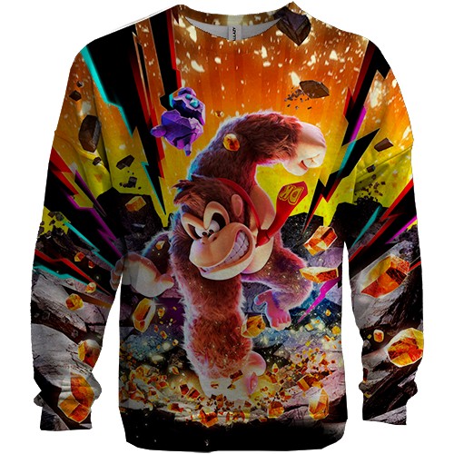 3D свитшот Donkey Kong Bananza