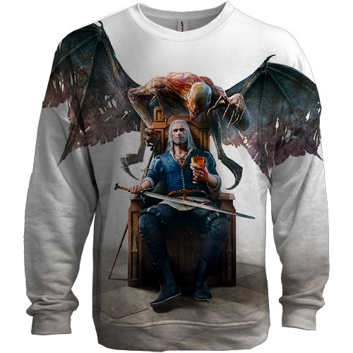 3D свитшот The Witcher 3 Blood and Wine