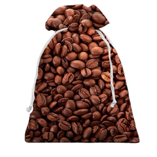 3D Подарочный мешочек Кофейные зерна