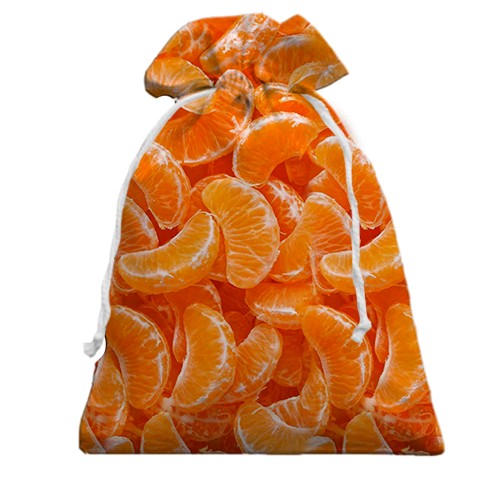 3D Подарунковий мішечок Мандаринки