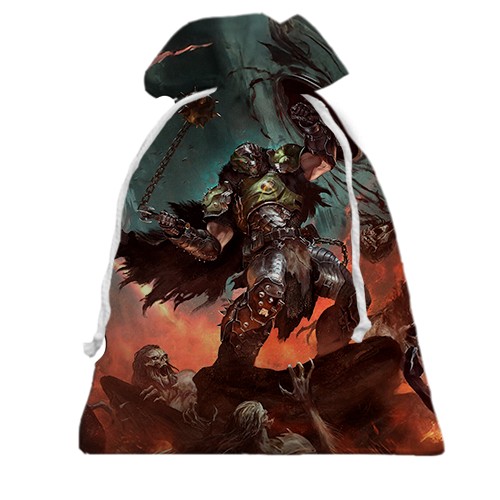 3D Подарунковий мішечок DOOM "The Dark Ages"