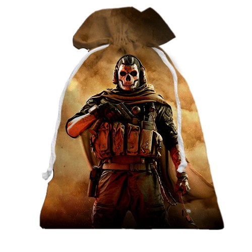 3D Подарочный мешочек Ghost - CoD