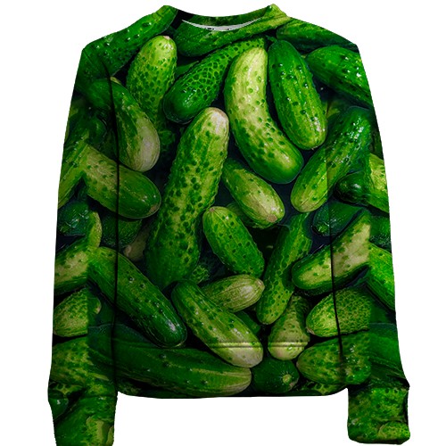 Дитячий 3D світшот Огірки