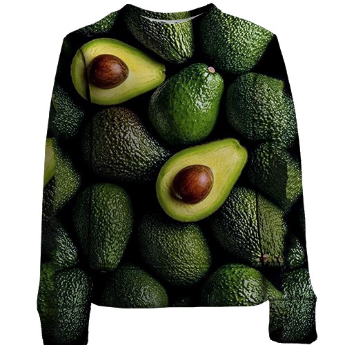 Дитячий 3D світшот Авокадо