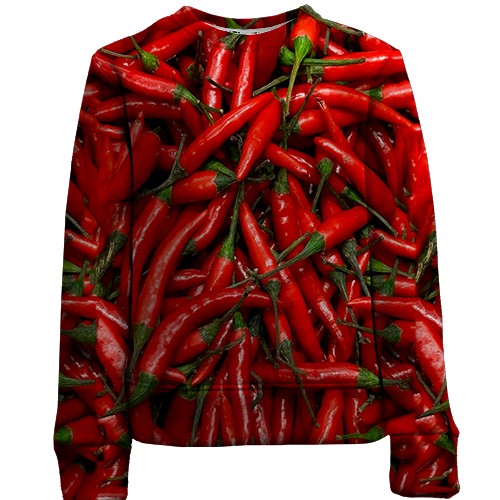 Дитячий 3D світшот Перець Чилі