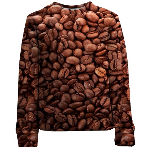 Дитячий 3D світшот Кавові зерна