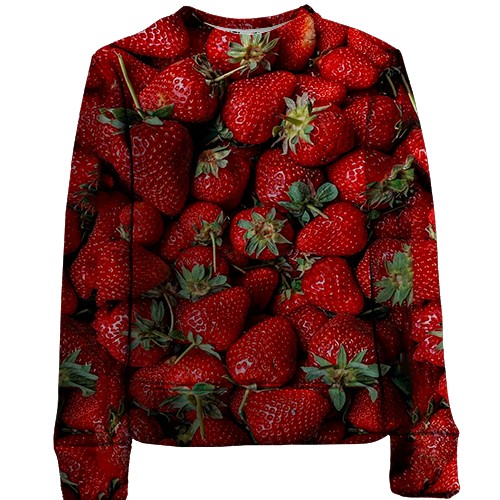 Дитячий 3D світшот Полуниця