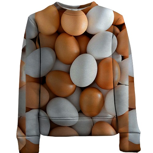 Дитячий 3D світшот Яйця курячі