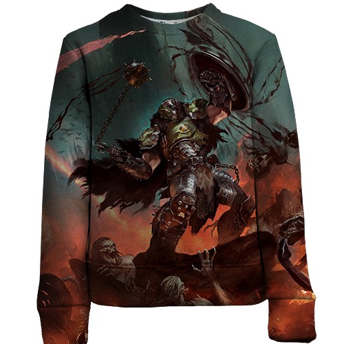 Дитячий 3D світшот DOOM "The Dark Ages"