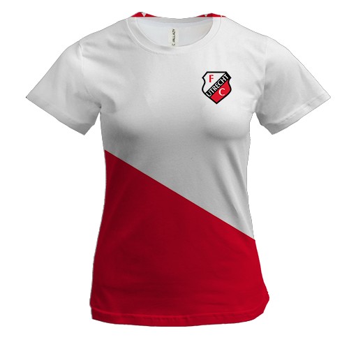 Жіноча 3D футболка форма ФК Утрехт