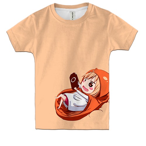 Детская 3D футболка Двуличная сестрёнка Умару!