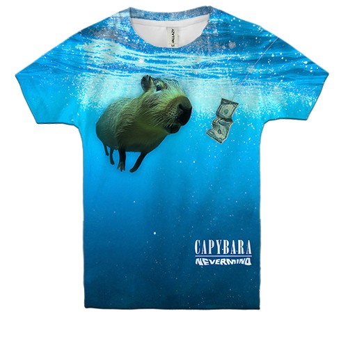 Дитяча 3D футболка Capibara - Nirvana