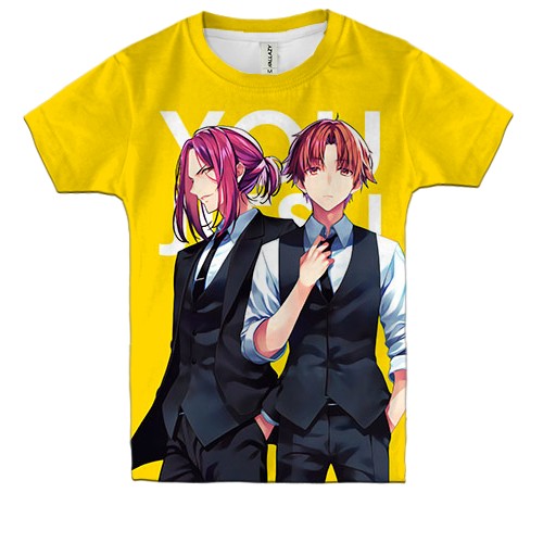 Детская 3D футболка Какэру и Киётака - Класс превосходства