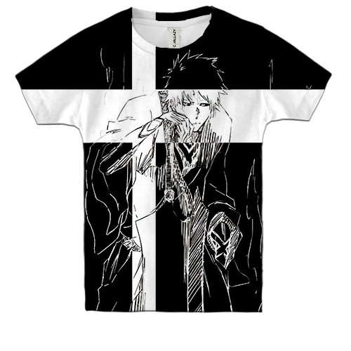 Дитяча 3D футболка Ічиго та Занпакто - Bleach