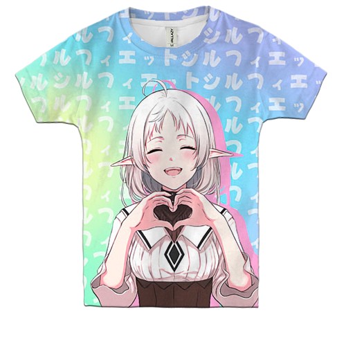 Дитяча 3D футболка Сільфієтта - Реінкарнація безробітного