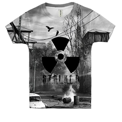 Детская 3D футболка STALKER - Чернобыль