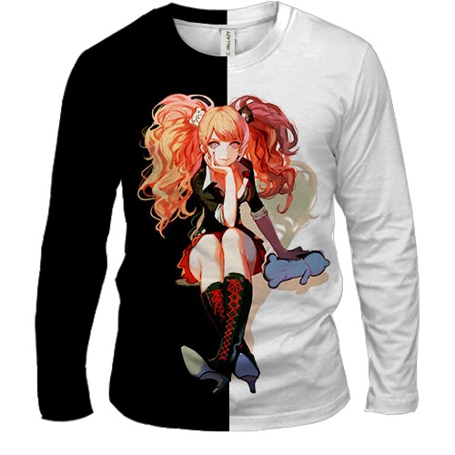 Чоловічий 3D лонгслів Джунко Еношіма - Danganronpa