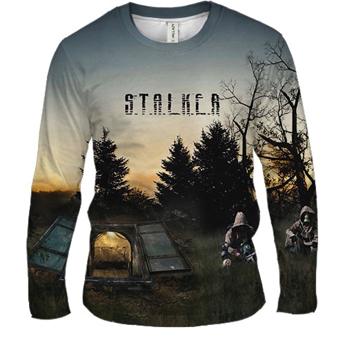 Мужской 3D лонгслив STALKER (1)