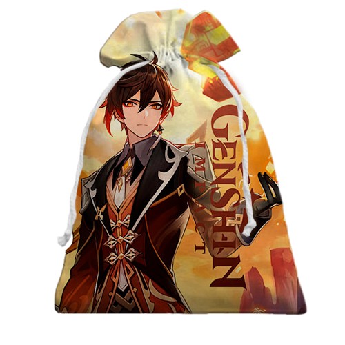 3D Подарунковий мішечок Чжун Лі - Genshin Impact