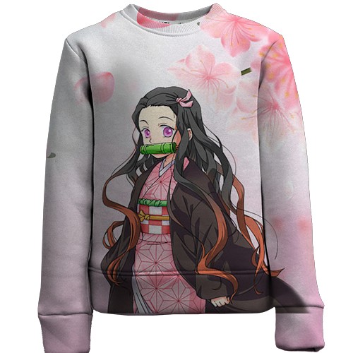 Дитячий 3D світшот Мила Незуко - Клинок, що розсікає демонів