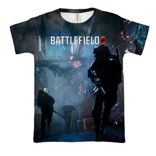 3D футболка Battlefield 6 Ночная операция