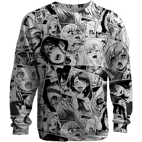 3D свитшот Manga Ahegao