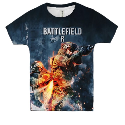 Детская 3D футболка Battlefield VI