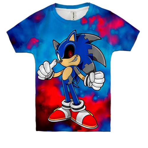 Детская 3D футболка SONIC EXE
