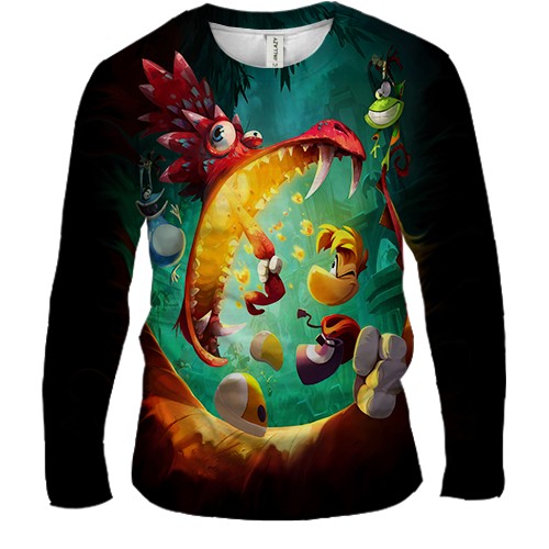 Чоловічий 3D лонгслів Rayman Legend