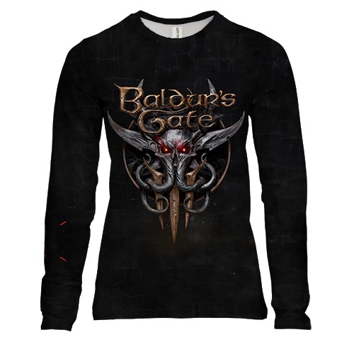 Женский 3D лонгслив Baldur`s Gate 3